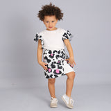 T-Shirt Con Inserti Animalier
