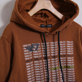 Warmes Baumwoll-Sweatshirt mit Frontprint 