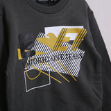 Warmes Baumwoll-Sweatshirt mit Frontprint