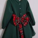 Vestito Ampio Fiocco Posteriore