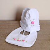 Set Cappellino+Bavetta "Sartoria Dei Piccoli"