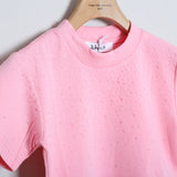 T-Shirt Girocollo Con Applicazioni