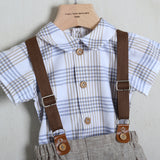 Salopette In Cotone "Sartoria Dei Piccoli"