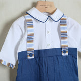 Tutina Intera In Cotone "Sartoria Dei Piccoli"