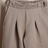Pantalone A Palazzo Con Fibbiette "Tea Studio"