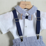Salopette In Cotone "Sartoria Dei Piccoli"