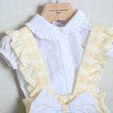 Salopette In Cotone "Sartoria Dei Piccoli"