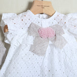 Tutina Spezzata In Cotone "Sartoria Dei Piccoli"