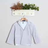 Camicia Rigata Over Con T-Shirt Basic Inclusa