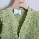 Cardigan Intrecciato In Filo