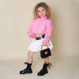 Camicia Corta Rigata