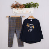 Completo Con Leggings Caldo Cotone