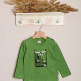 Shirt Stampa Anteriore Caldo Cotone
