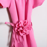 Tuta Con Cintura Fiore