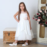 Vestito Cerimoniale Con Tulle
