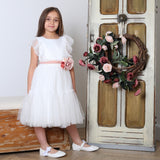 Vestito Cerimoniale Con Tulle