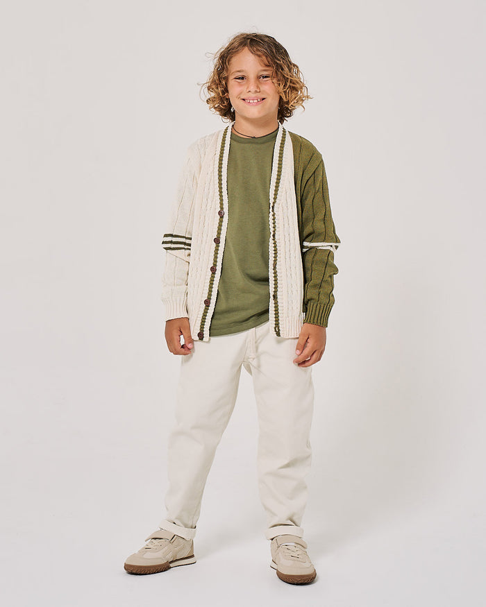 Cardigan e pantalone