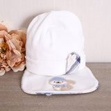 Set Cappellino+Bavetta "Sartoria Dei Piccoli"