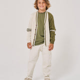Cardigan Tricot A Treccia "Tea Studio"