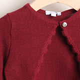 Zweifarbiges Kirschkleid 