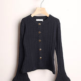 Cardigan Tricot A Trecce
