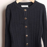 Cardigan Tricot A Trecce