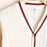 Cardigan Tricot A Treccia "Tea Studio"