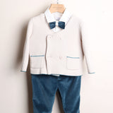 Completo Cerimoniale con Giacca, Camicia, Pantalone e Papillon