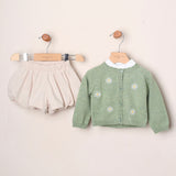 Completo Con Gonna, Cardigan E Maglia