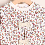 Zweifarbiges Kirschkleid 