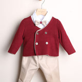 Completo Cerimoniale con Giacca, Camicia, Pantalone e Papillon