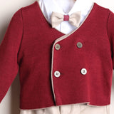 Completo Cerimoniale con Giacca, Camicia, Pantalone e Papillon