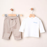 Coordinato Con Cardigan, Pantalone E Maglia
