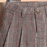 Zweifarbiges Kirschkleid 
