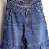 Denim Cargo Gamba Larga