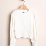 Maglia Costine Manica Sbuffo "Tea Studio"
