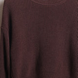 Maglione Girocollo A Coste