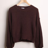 Maglione Girocollo A Coste