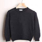 Maglioncino Tricot Con Rotture "Tea Studio"