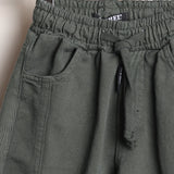 Leinenhose mit normaler Passform (Zubehör im Lieferumfang enthalten)