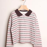 Polo In Maglia Manica Lunga