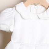 Zweifarbiges Kirschkleid 