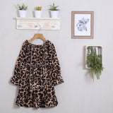 Chenille-Animal-Kleid (Tasche inklusive)