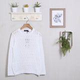 Perforierter Pullover