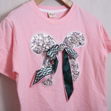 T-Shirt mit Pailletten