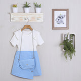 Vestito Bicolor (Borsetta Inclusa)